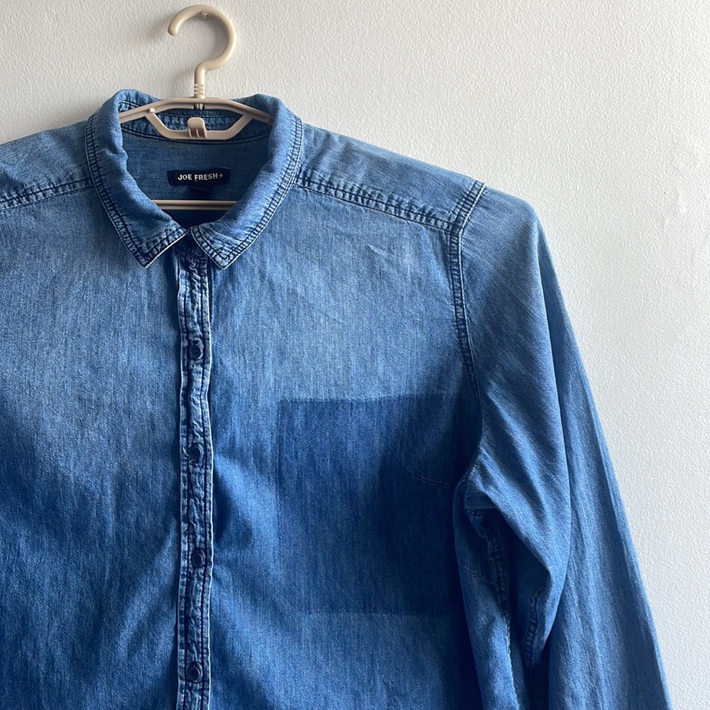 Denim Joe Fresh Shirt 3X .